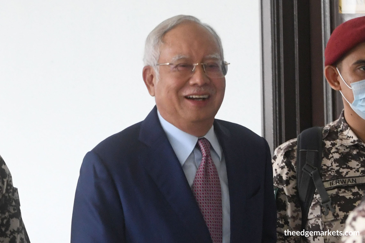 Former prime minister Datuk Seri Najib Razak (Photo by Patrick Goh/The Edge)